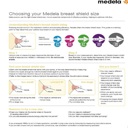 Medela Small Contact Nipple Shields with Case 