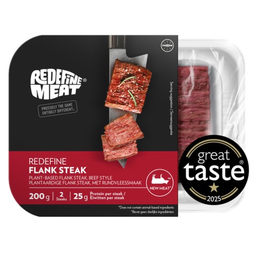 Redefine Meat Plant Based Flank Steak, 2 x 100g