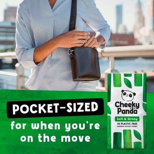 Cheeky Panda Natural Bamboo Pocket Tissue 