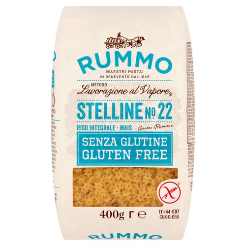 Rummo Gluten Free Stelline Soup Pasta No.22