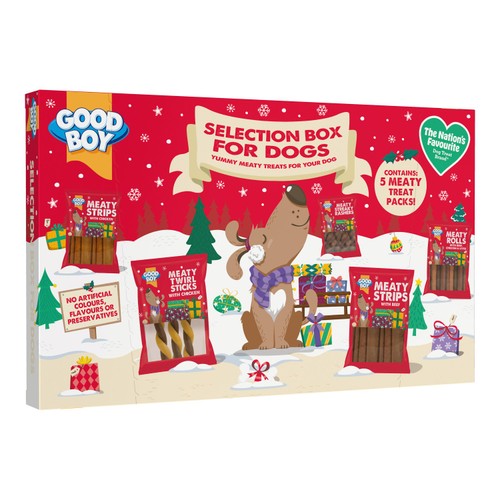 Good Boy Christmas Selection Box for Dogs
