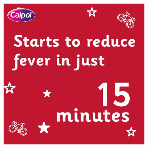 Calpol SixPlus Sugar & Colour Free Suspension Sachets Strawberry 6+ Years