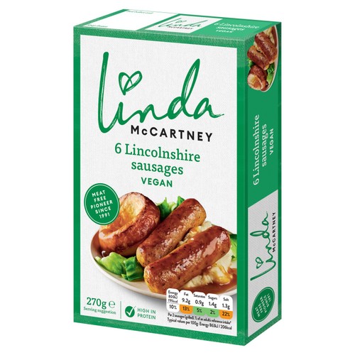 Linda McCartney Vegetarian Lincolnshire Sausages