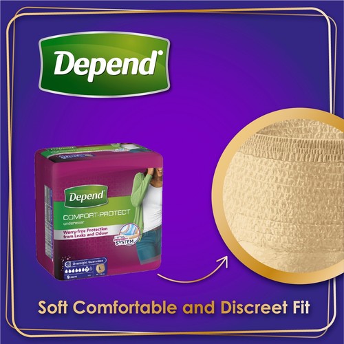 Depend Comfort Protect Large Incontinence Pants Women