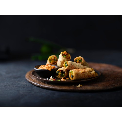 M&S Collection Mini Potato & Spinach Dosa Rolls