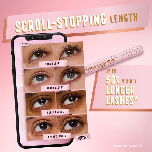 Max Factor 2000 Calorie Long Lash Era Mascara, Black