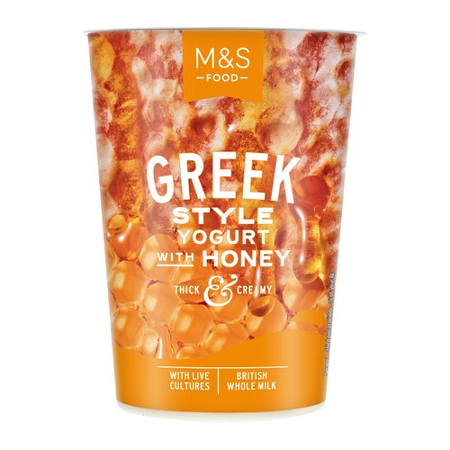 M&S Greek Style Live Yogurt With Honey