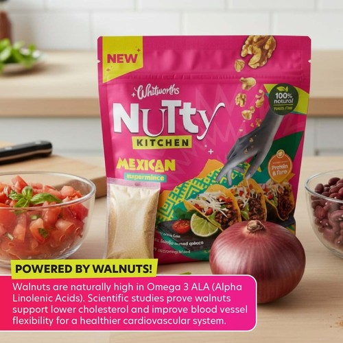 Whitworths Nutty Kitchen Plant Based Mexican Mince