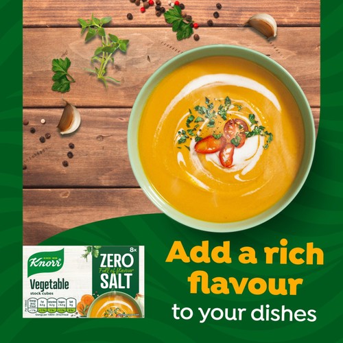 Knorr 8 Vegetable Zero Salt Stock Cubes