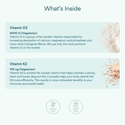 Bettervits Vitamin D3 and K2