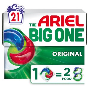 Ariel The Big One Colour Washing Liquid Pods 21 washes