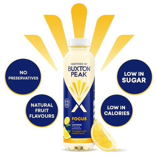 Buxton Peak Focus Lemon & Mint Still Vitamin Water