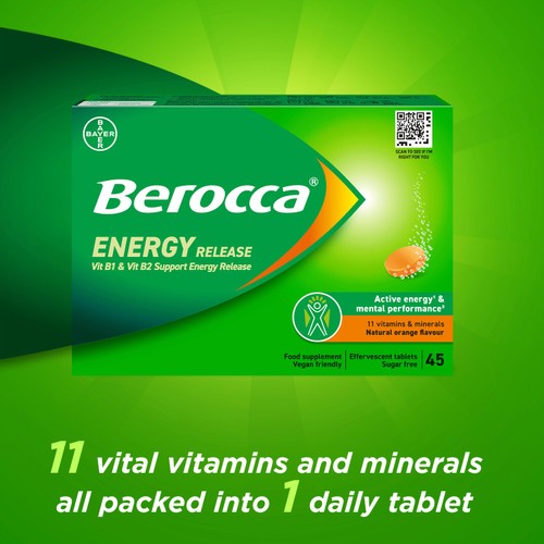 Berocca Orange Energy Vitamin Tablets