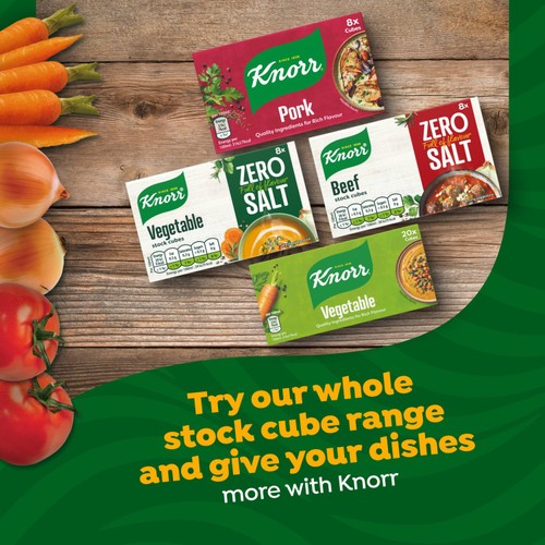 Knorr 8 Vegetable Zero Salt Stock Cubes