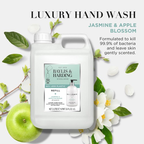 Baylis & Harding Jasmine & Apple Blossom Hand Wash Refill