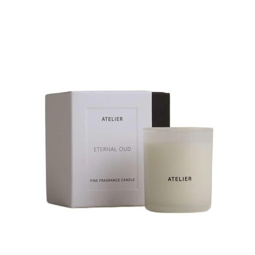 M&S Eternal Oud, Votive Candle, White Mix