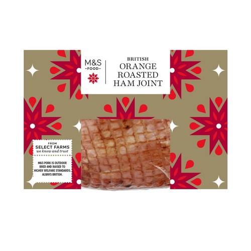 M&S British Orange Marmalade Glazed Ham Joint