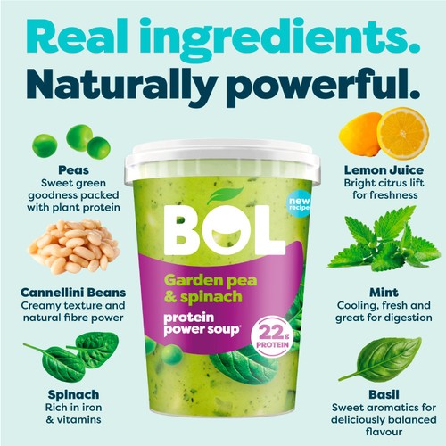 BOL Garden Pea & Spinach Power Soup