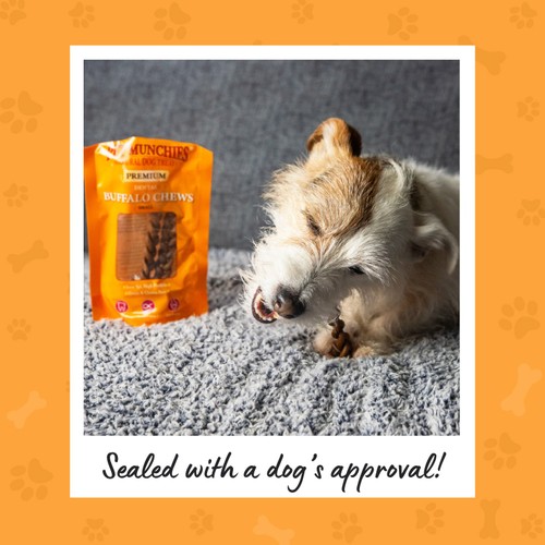 Pet Munchies Small Buffalo Dental Chew Dog Treats