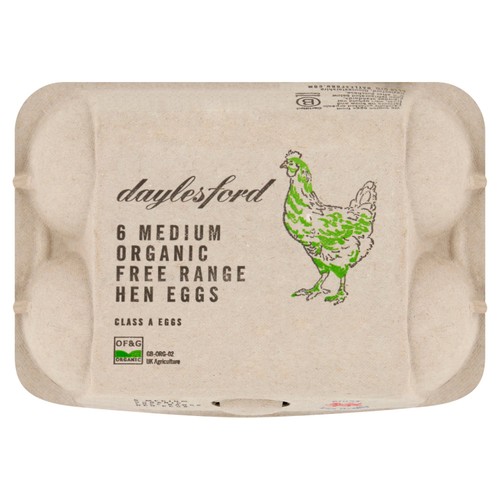 Daylesford Organic Free Range Medium Eggs