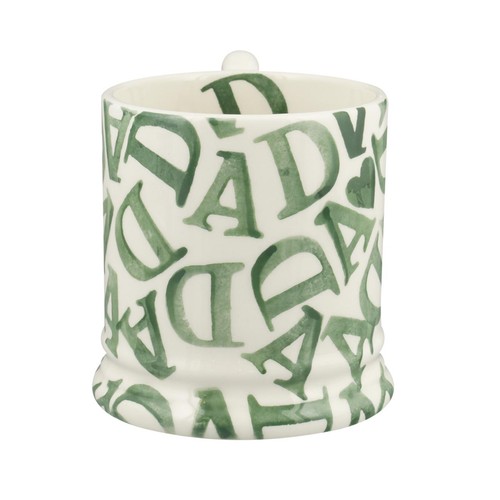Emma Bridgewater D.A.D Green 1/2 Pint Mug