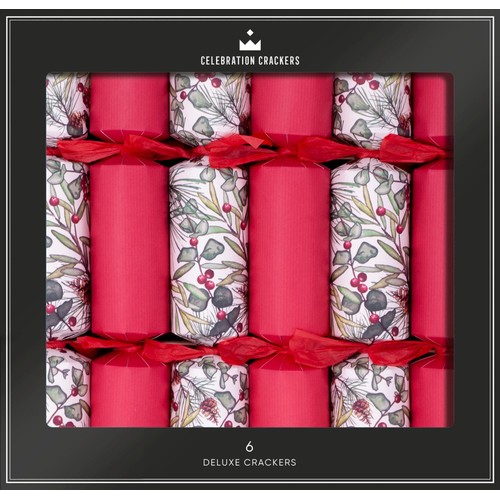 Red Sprig Christmas Crackers FSCTM Mix