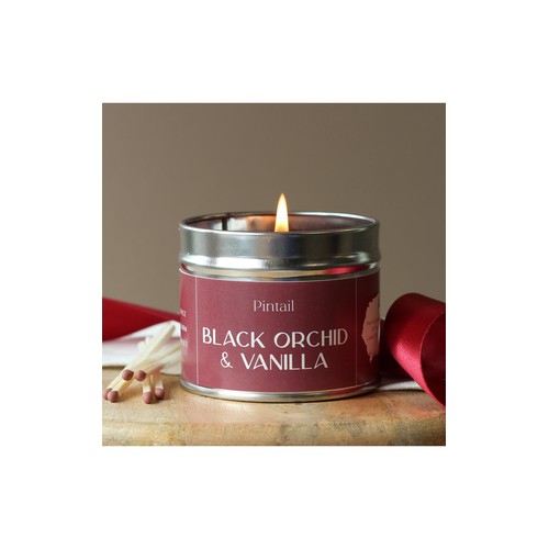Pintail Candles Black Orchid & Vanilla Classic Tin Candle