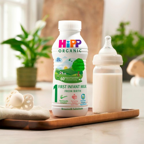 HiPP Organic 1 First Infant Baby Milk Liquid Formula From Birth 