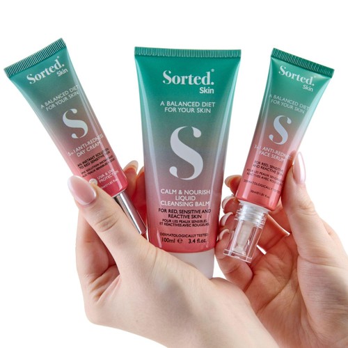Sorted Skin 3 in 1 Anti-Redness Face Serum- Prebiotic Microbiome Based