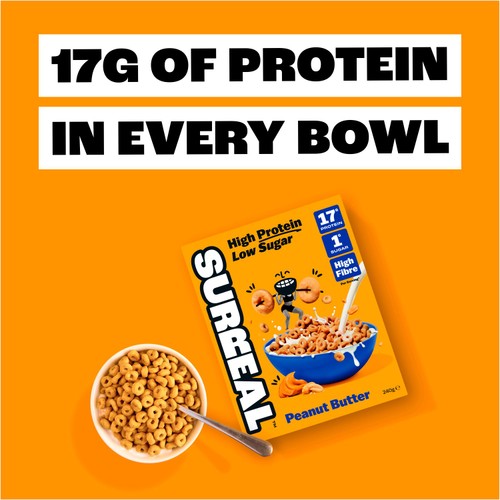 Surreal High Protein Low Sugar Peanut Butter Cereal