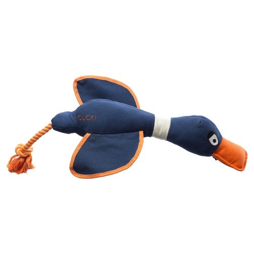 House of Paws Duck Canvas Thrower Dog Toy