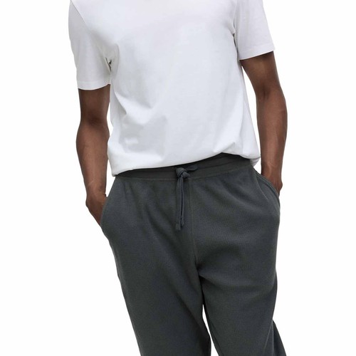 M&S Mens Pure Cotton Loungewear Bottoms, 2XL, Cedar