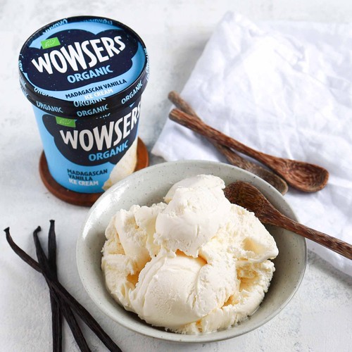 Wowsers Organic Madagascan Vanilla Ice Cream