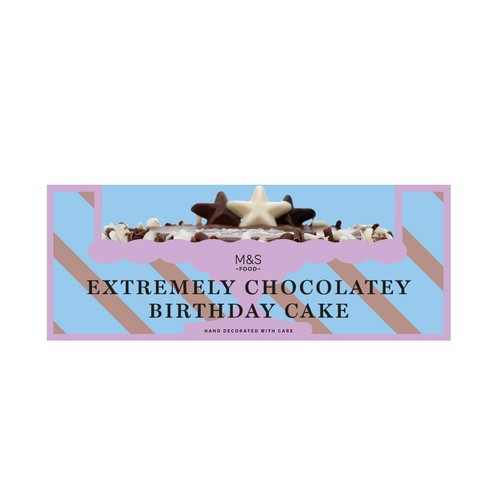 M&S Extremely Chocolatey Birthday Cake
