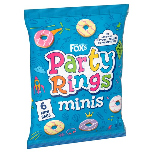 Fox's Biscuits Party Rings Minis Multipack