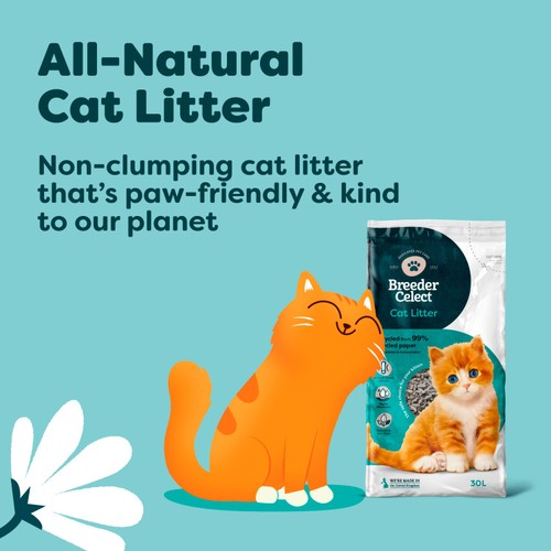 Breeders Choice Paper Non Clumping Cat Litter