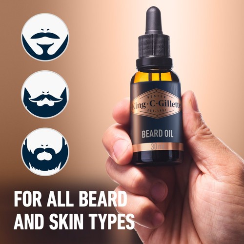 King C Gillette Beard Oil 