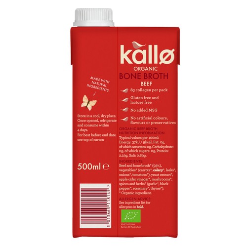 Kallo Organic Beef Bone Broth