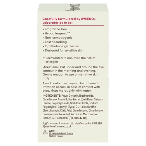 Aveeno Age Renewal Anti-Age Eye Cream Gel