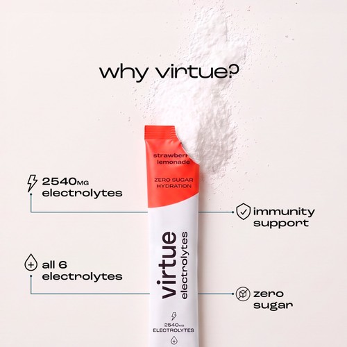 Virtue Electrolytes Hydration - Strawberry Lemonade