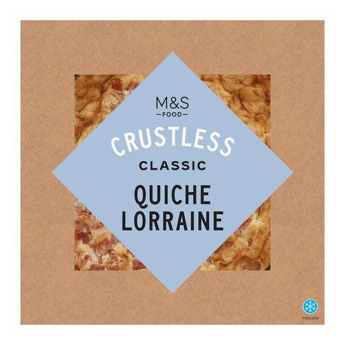 M&S Crustless Classic Quiche Lorraine