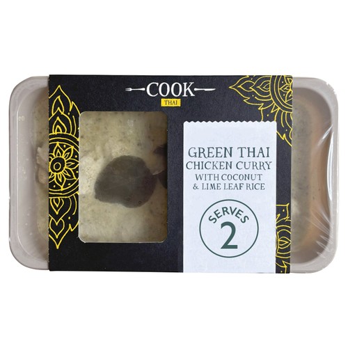 COOK Green Thai Chicken Curry with Coconut & Lime Leaf Rice for 2