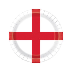 Unique Party England Flag Paper Plates