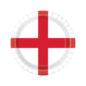 Unique Party England Flag Paper Plates