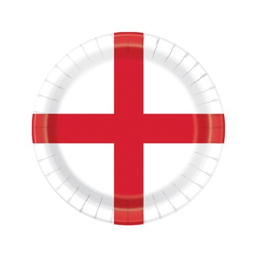 England Flag Paper Plates