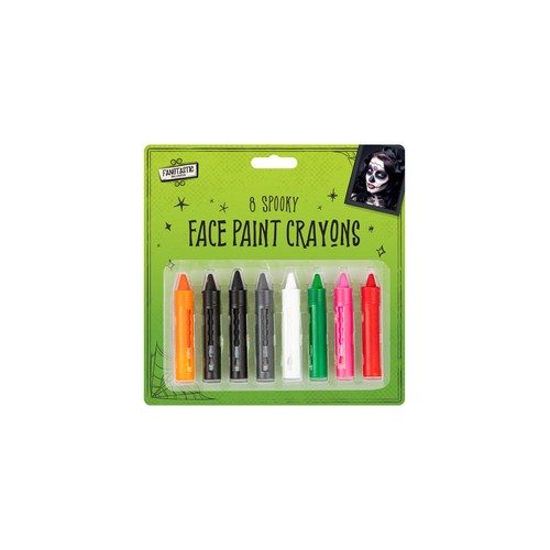 8 Colour Face Paint Crayons