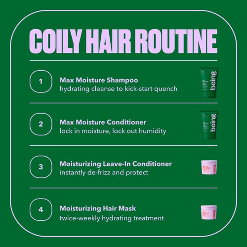 Being MAX MOISTURE Intense Moisturising Shampoo