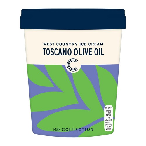 M&S Collection Toscano Olive Oil West Country Ice Cream