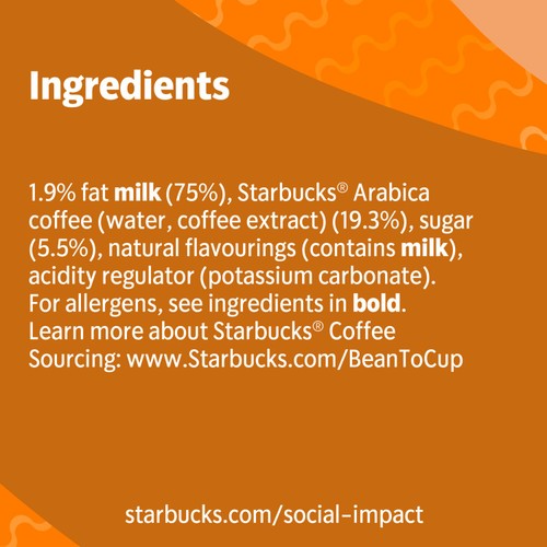 Starbucks Frappuccino Caramel Flavoured Milk Iced Coffee