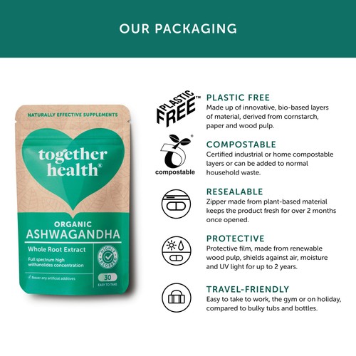Together Health Organic Ashwagandha, Whole Root
